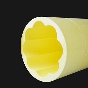 All Surface Yellow Glazed Alumina Cavity Reflector for Flash lamps Pumping