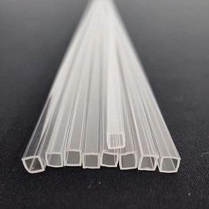 Custom Transparent Square Shape Quartz Capillary Tubes