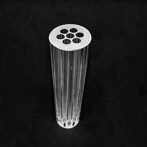 Muiti channel quartz glass capilaries tube