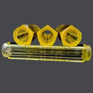 Samarium Doped Flow tubes for Lamp- and Diode-based Pump Chambers