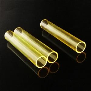 Yellow Ce-Doped Quartz Tubes for For Beauty Therapy